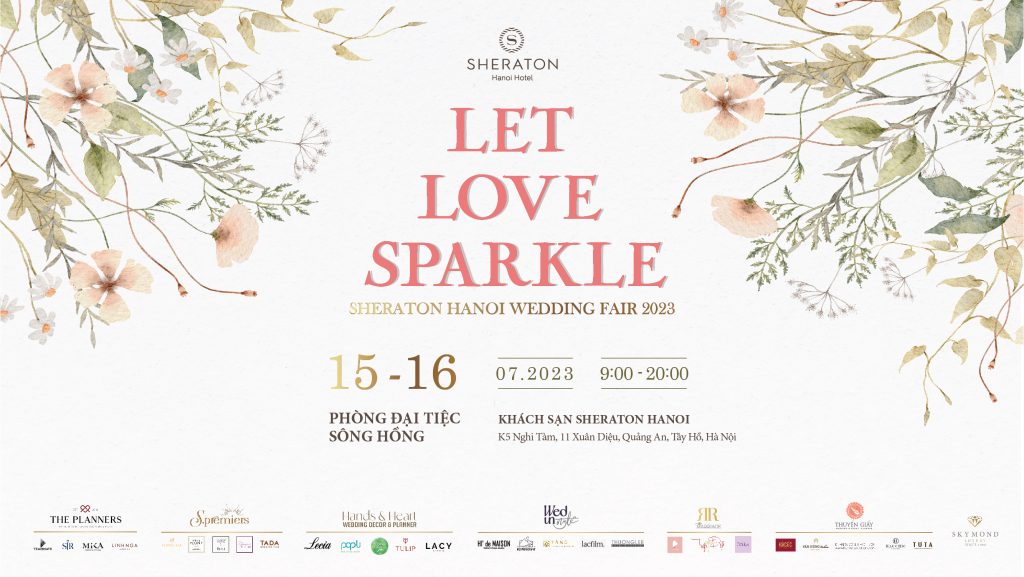 Triển lãm cưới Let Love Sparkle 6 Wedding fair 2023 30.6 banner 01